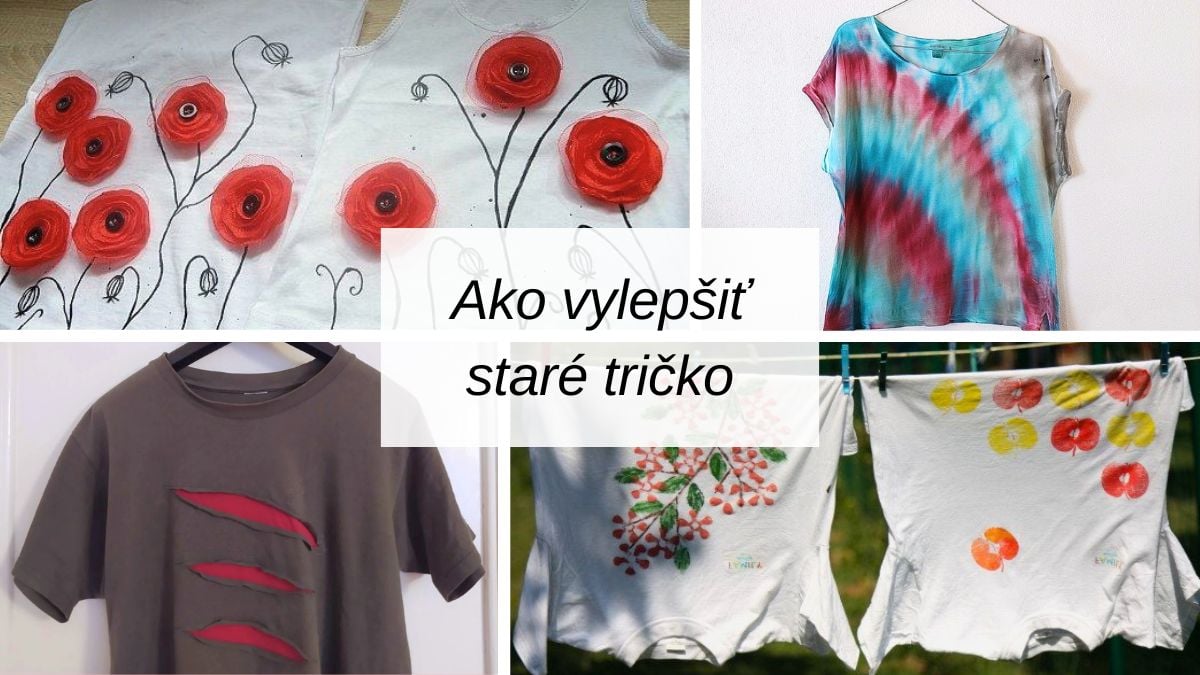 Ako vylepšiť svoje staré tričko - Nápady a návody na kreatívne premeny oblečenia, Inšpirácie, Artmama.sk