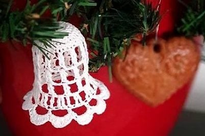 Fotopostupy na háčkované vianočné ozdoby