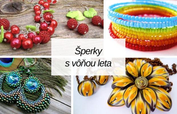 Letná kolekcia handmade šperkov – fimo, korálky, drôt a veľa slnka, Artmama.sk