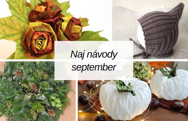 Top návody na tvorenie v septembri: jesenné dekorácie, vence na hrob, tvorenie s deťmi aj čiapky, návod, Inšpirácie, Artmama.sk