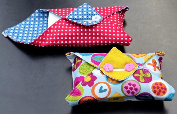 Návod na šitý obal na hygienické vreckovky: Praktický doplnok aj milý darček, návod, Šitie, claudi1