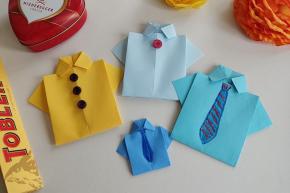 Origami košeľa, fotopostup, Dasa_
