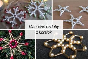 Vianočné ozdoby z korálok - návody a inšpirácie, fotopostup, Artmama.sk
