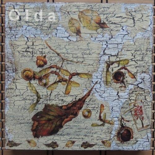 Obrázek 22 x 22 x 2,5 cm, Podzimní motiv