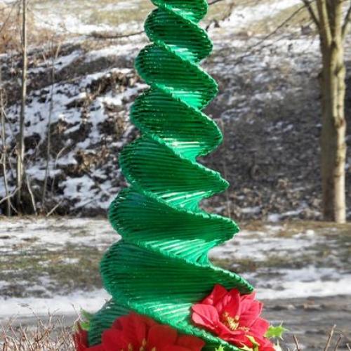 vianočný stromček v mojom prevedení:-)