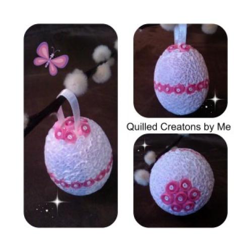 Velkonocne vajicko-Quilling technika