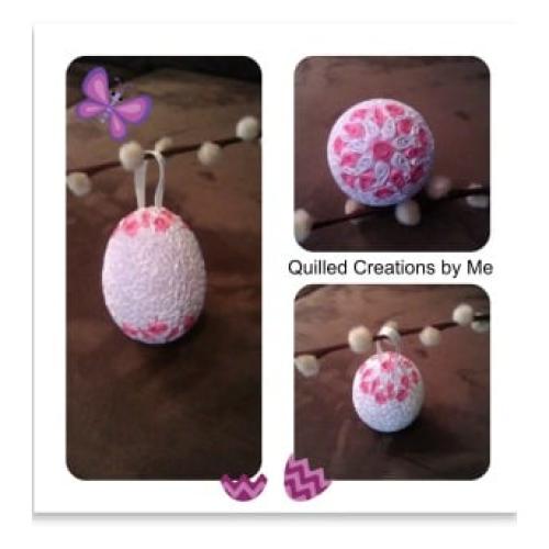 Velkonocne vajicko-Quilling technika