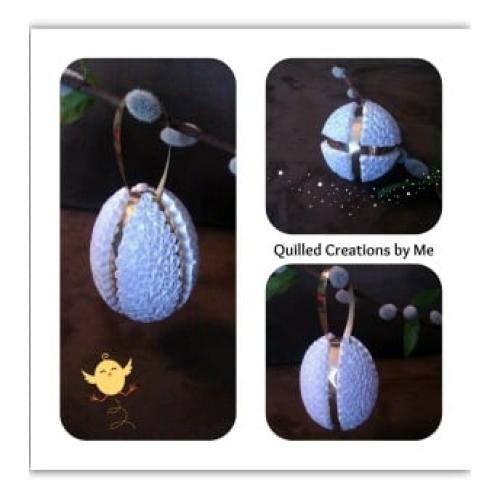 Velkonocne vajicko-Quilling technika