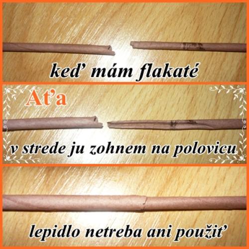 Ako spájam ruličky