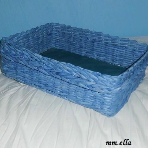 modry košik