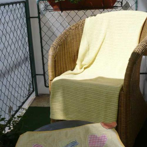 Srdiečkové prestieranie - quilt