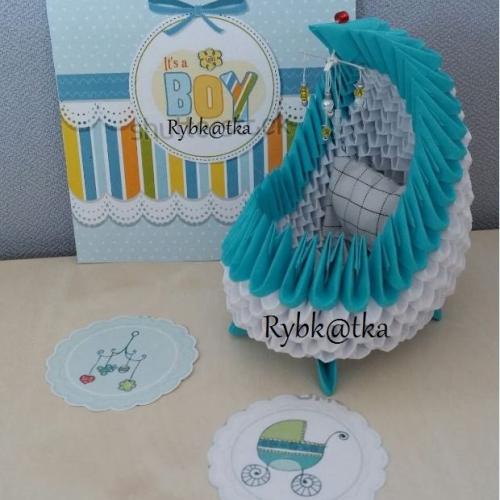 Postielka 3D origami