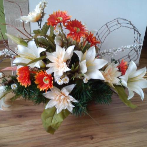 dušičková ikebana z opačnej strany, TatianaDD