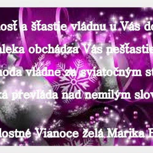 RADOSTNÉ VIANOCE