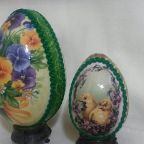 Vajíčka decoupage