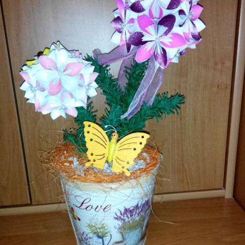 kusudama stromček 
