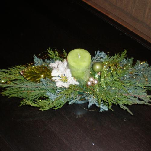 ikebana na Vianoce