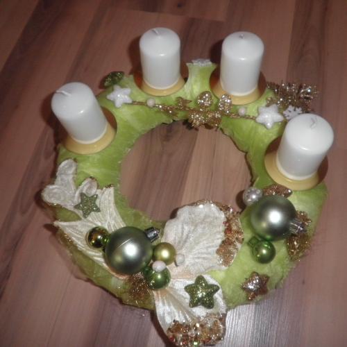 Adventný veniec 2011... môj druhý :)