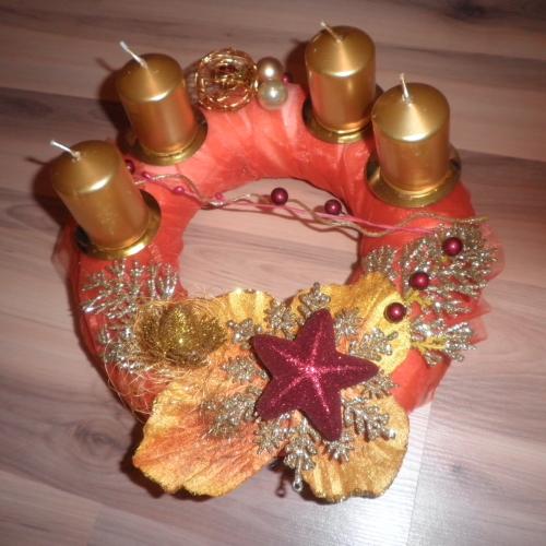 Adventný veniec 2011... môj tretí :)