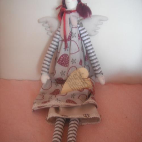 Tilda - anjelka /vianočná 66cm