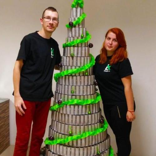 Netradičný vianočný stromček :)