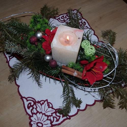 Vianočná ikebana