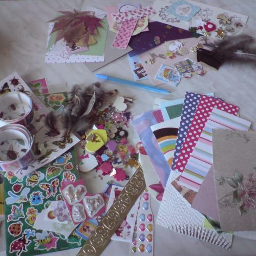 balicek na scrapbook..