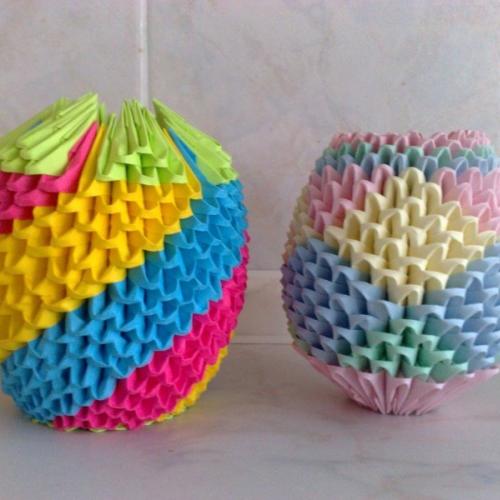 aj ja som vyskúšala origami 3D :-) ..... 