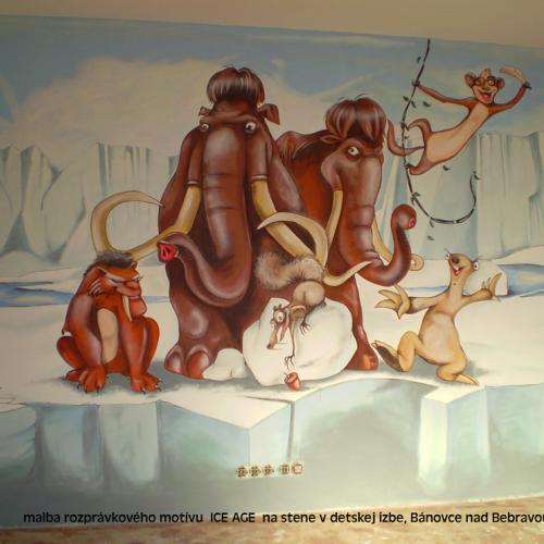 rozprávková detská izba ICE AGE