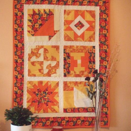 Ivetka Latáková, vytvorené na kurze Patchwork od A do Z, 1. diel