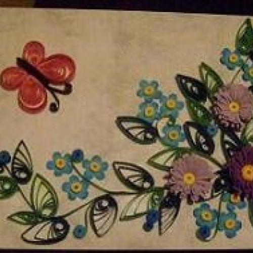 quilling pohladnica 