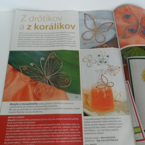 Marushka-motýliky v časopise Rady a Nápady