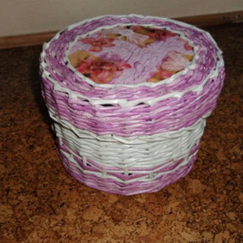 košíček na sponky pre krsňatko