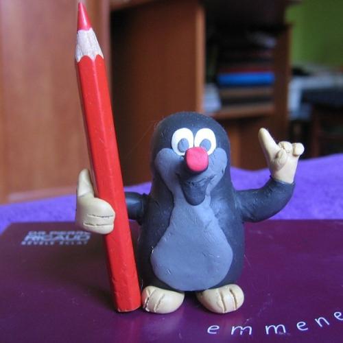 Krtek z plasteliny :)