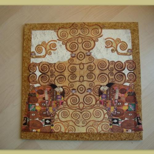 Gustáv Klimt na korkovej podložke I.