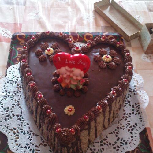 Torta na Valentína pre moju lásku