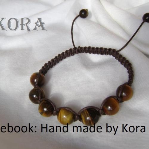 Shamballa náramok s tigrím okom