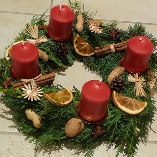 Adventní věnec - klasika
