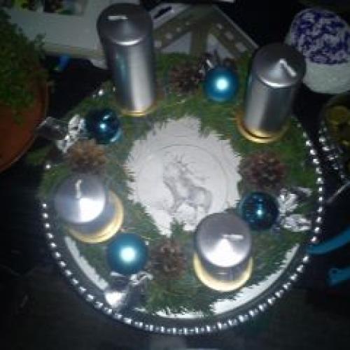 môj prvý adventný veniec