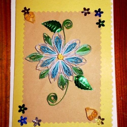 Quilling pozdrav 1