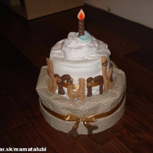 moja prvá plienková torta