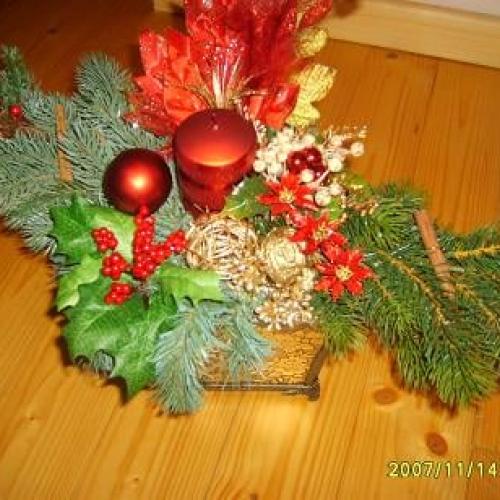Vianočná ikebana 2007