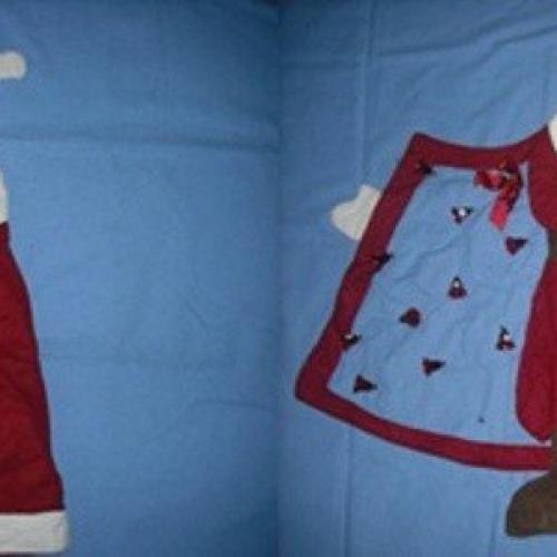 andventný kalendár santa