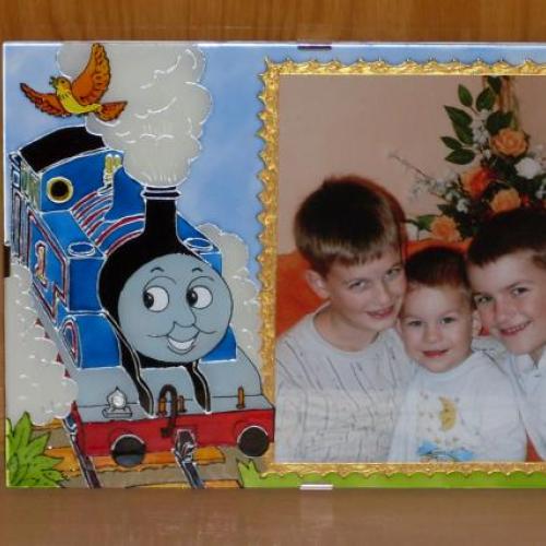 Fotorámik lokomotíva