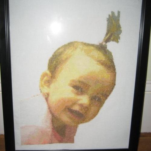 moj prvy vysivany portret