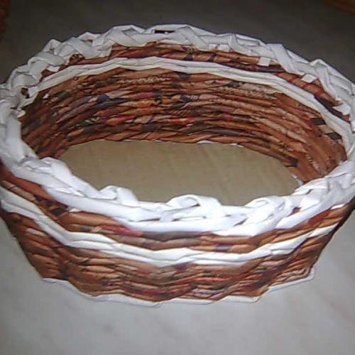 dvojfarebny košik