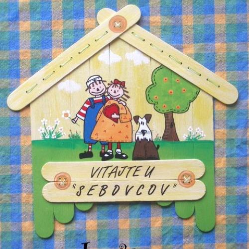 cedulka na dvere