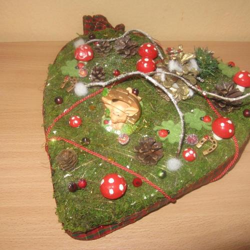 srdiečko na silvestrovký stôl