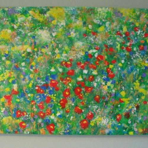 Lúčne kvietky  120x80