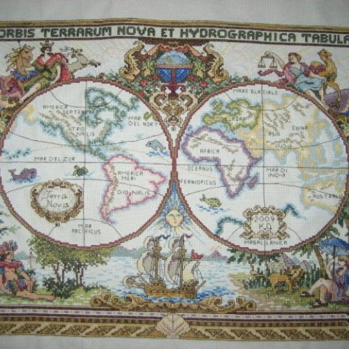 old world map od janlynn